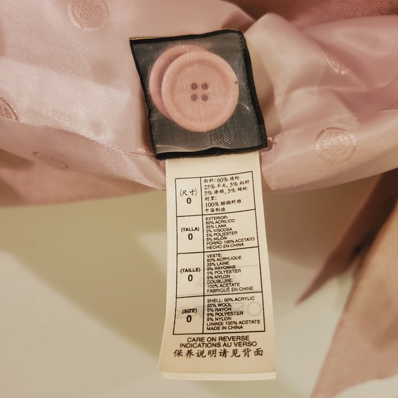 Max Studio Pink Trench Coat - Picture 5 of 6
